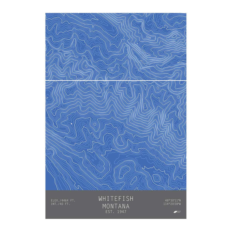 Whitefish, Montana - Muir Way - TOPO Series