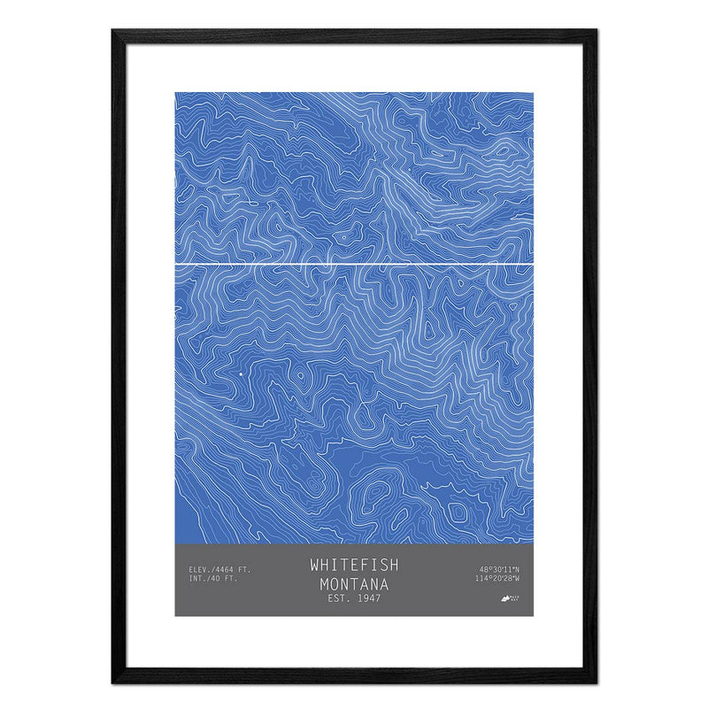 Whitefish, Montana - Muir Way - TOPO Series