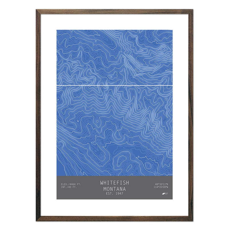 Whitefish, Montana - Muir Way - TOPO Series