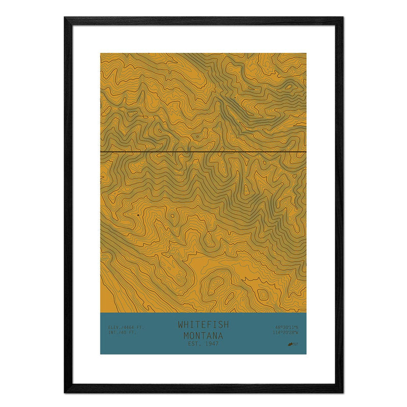 Whitefish, Montana - Muir Way - TOPO Series