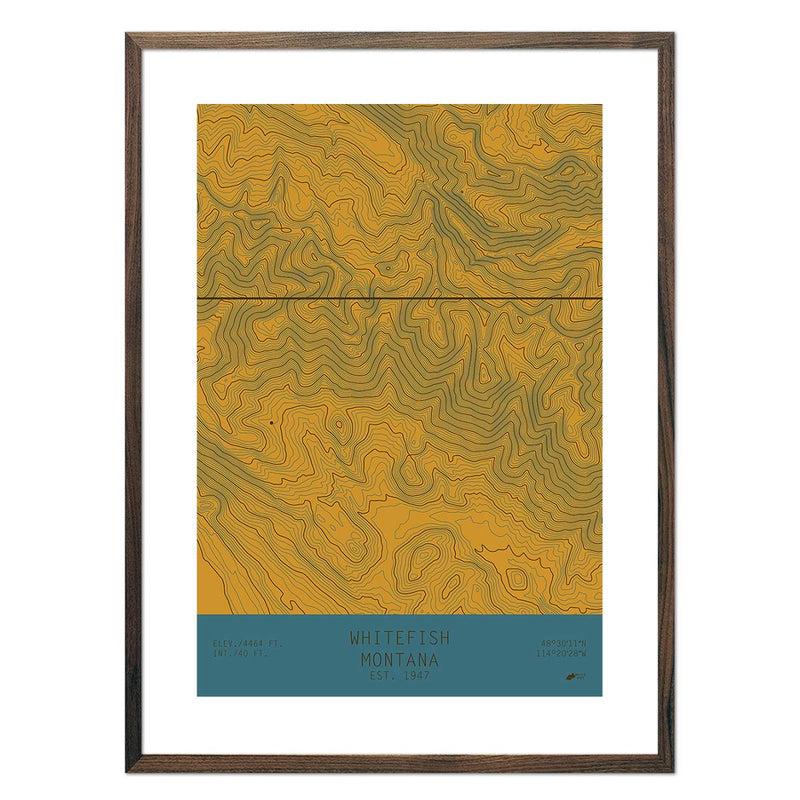Whitefish, Montana - Muir Way - TOPO Series