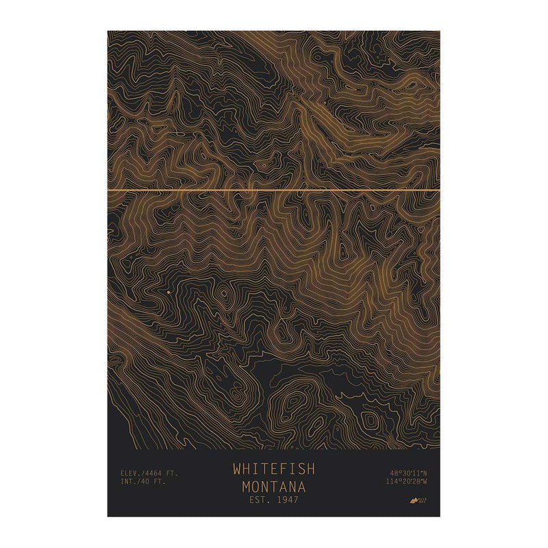 Whitefish, Montana - Muir Way - TOPO Series