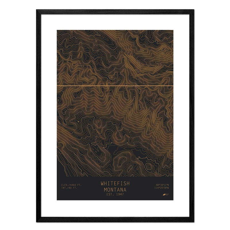 Whitefish, Montana - Muir Way - TOPO Series