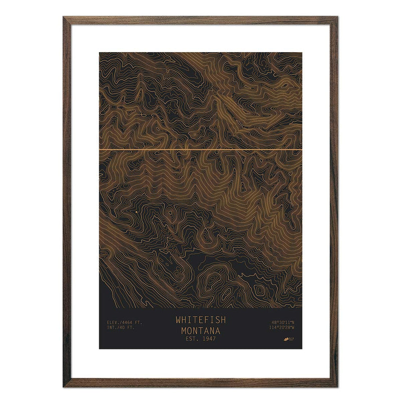 Whitefish, Montana - Muir Way - TOPO Series