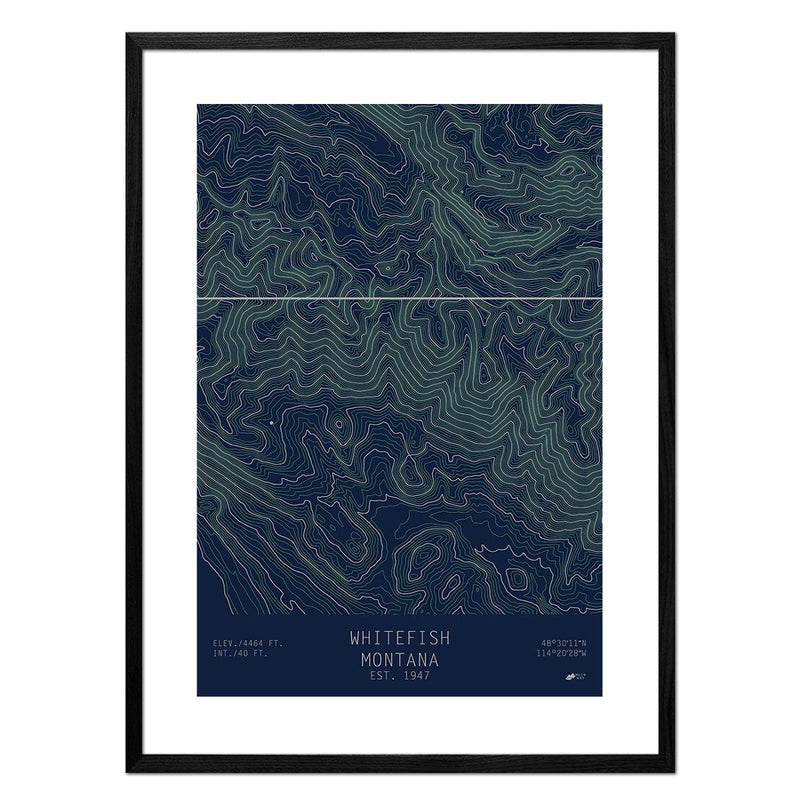 Whitefish, Montana - Muir Way - TOPO Series