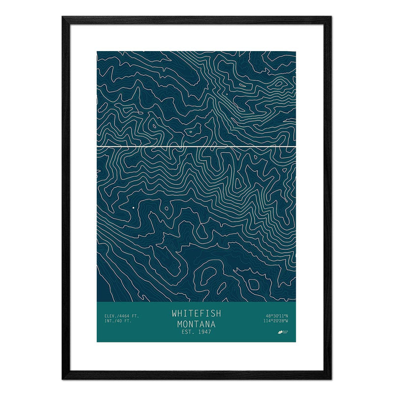 Whitefish, Montana - Muir Way - TOPO Series
