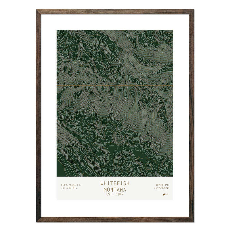 Whitefish, Montana - Muir Way - TOPO Series