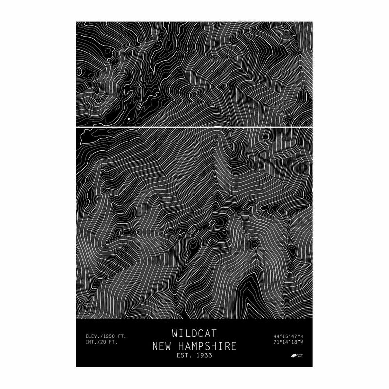 Wildcat, New Hampshire - Muir Way - TOPO Series
