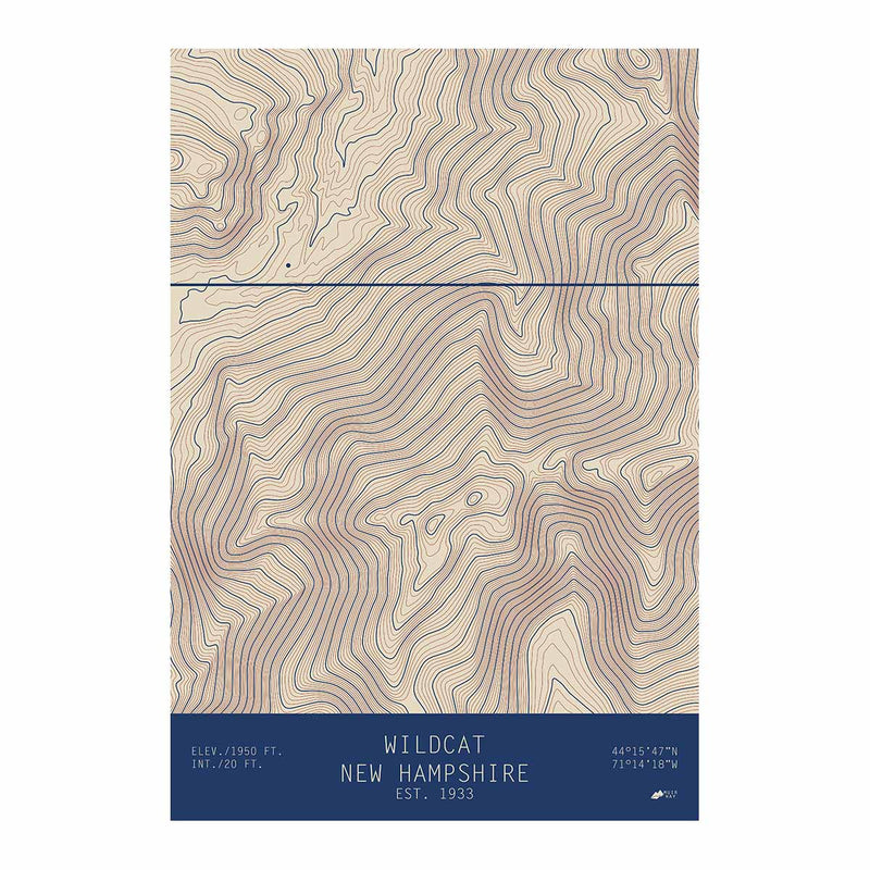 Wildcat, New Hampshire - Muir Way - TOPO Series