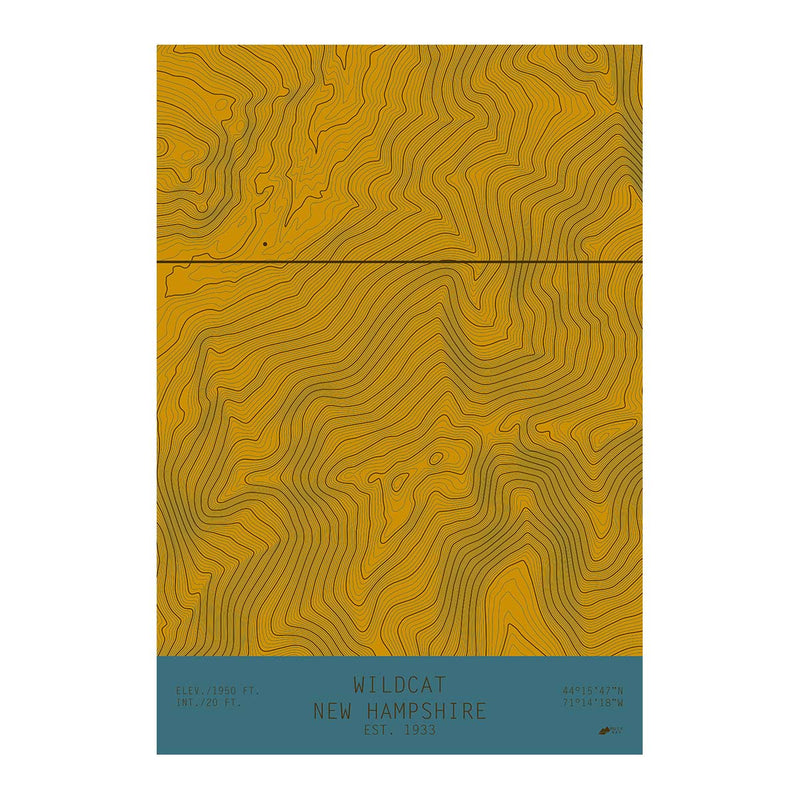 Wildcat, New Hampshire - Muir Way - TOPO Series