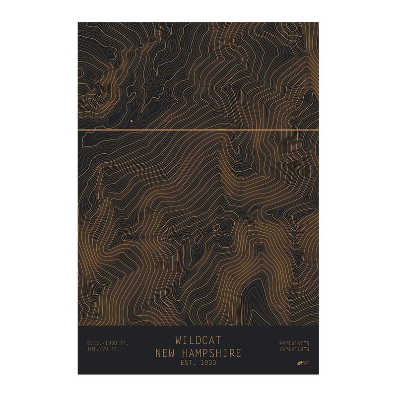 Wildcat, New Hampshire - Muir Way - TOPO Series