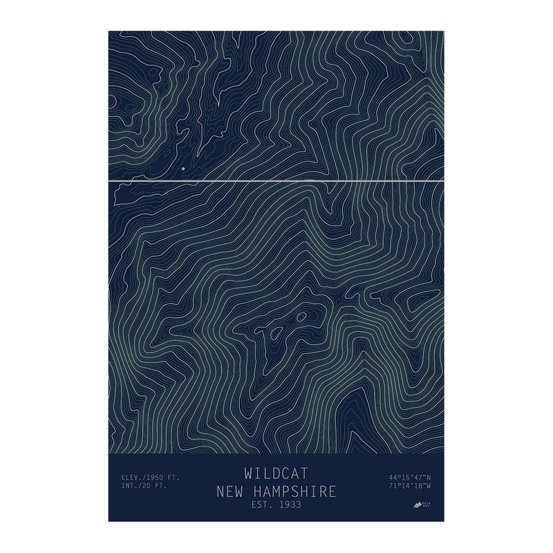 Wildcat, New Hampshire - Muir Way - TOPO Series