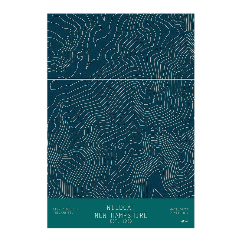 Wildcat, New Hampshire - Muir Way - TOPO Series