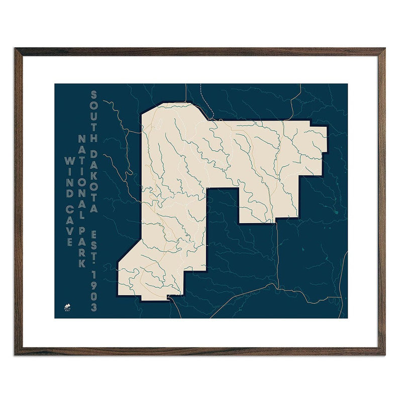 Wind Cave National Park Map - Muir Way - National Park