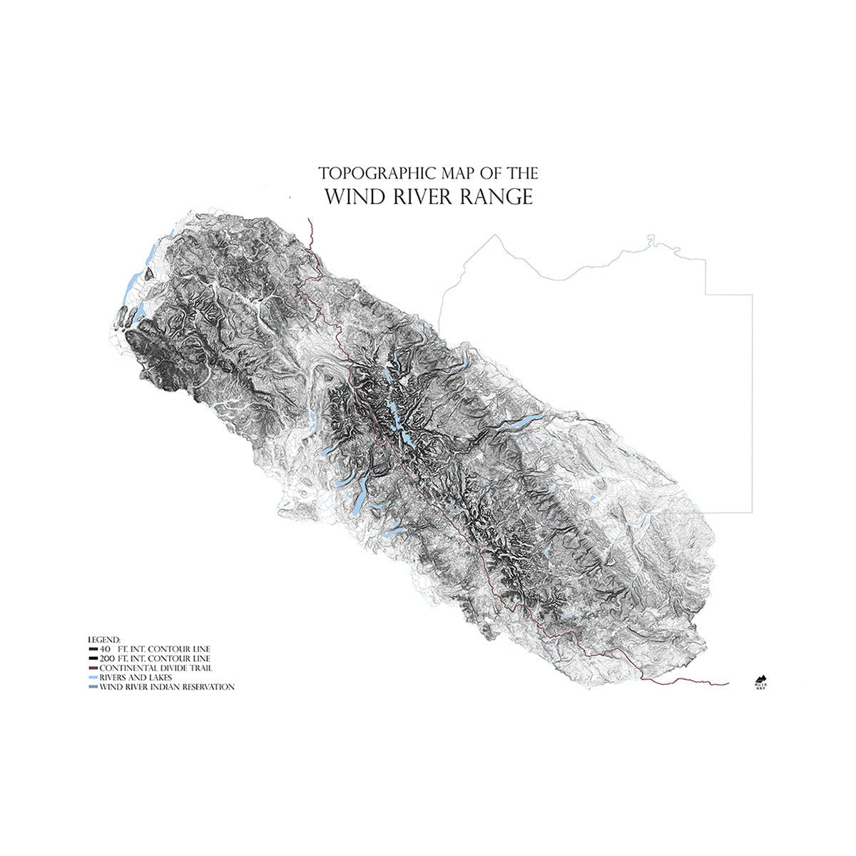 Wind Rover Range Wind River Range Wyoming Map Glaciers Of Wyoming | Glaciers Of The