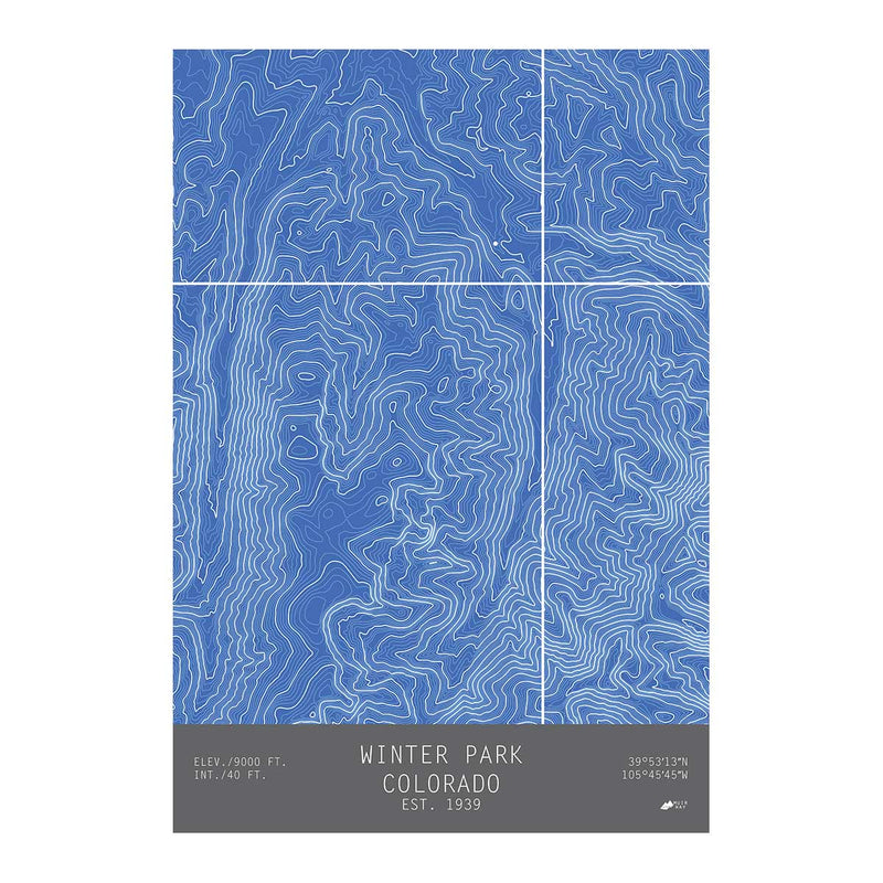 Winter Park, Colorado - Muir Way - TOPO Series