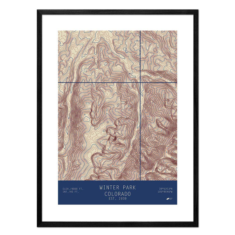 Winter Park, Colorado - Muir Way - TOPO Series