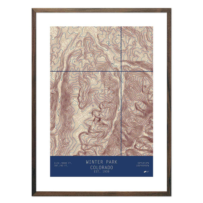 Winter Park, Colorado - Muir Way - TOPO Series