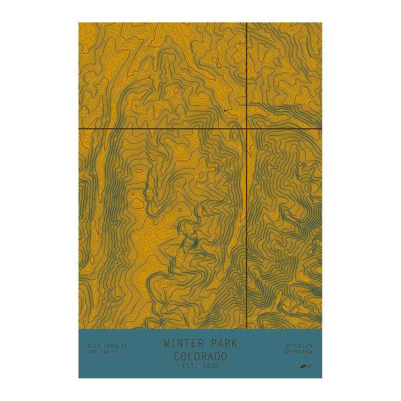 Winter Park, Colorado - Muir Way - TOPO Series