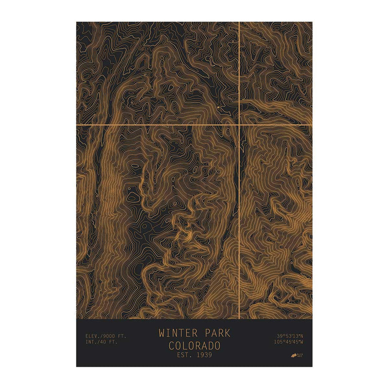 Winter Park, Colorado - Muir Way - TOPO Series