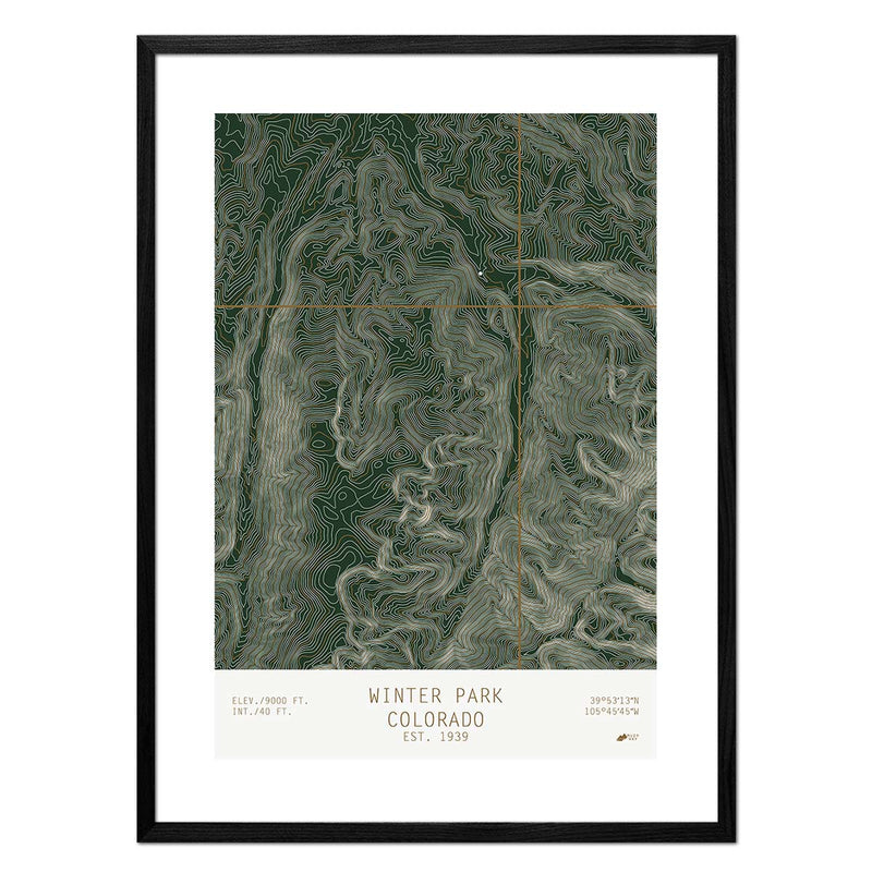 Winter Park, Colorado - Muir Way - TOPO Series