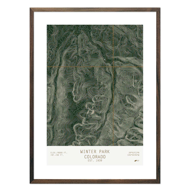 Winter Park, Colorado - Muir Way - TOPO Series