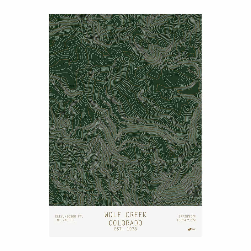 Wolf Creek, Colorado - Muir Way - TOPO Series