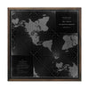The World on a Quincuncial Projection Black