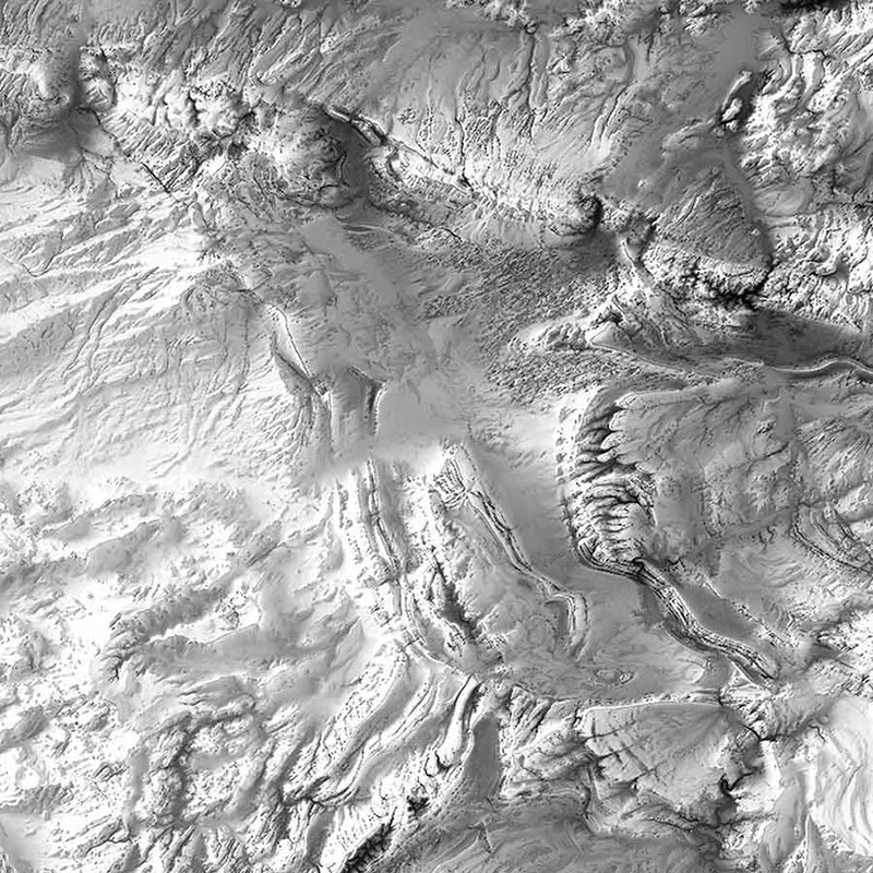 Wyoming Elevation Map - Muir Way - Elevation
