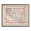 Vintage Map of Wyoming 1883