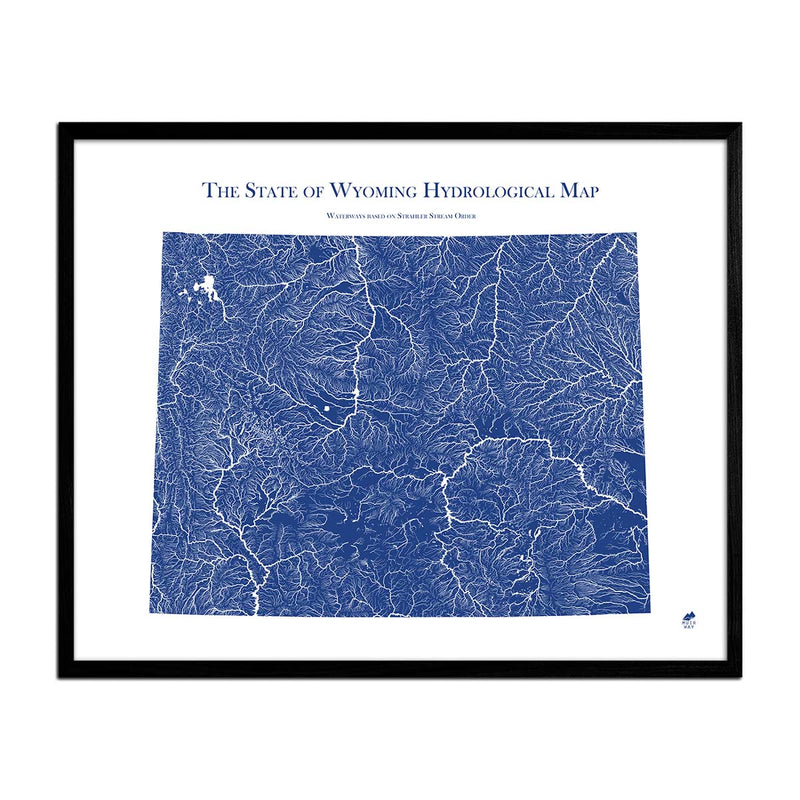 Wyoming Hydrological Map - Muir Way - Hydrology