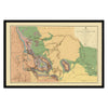 Yellowstone and Missouri Rivers Map 1869