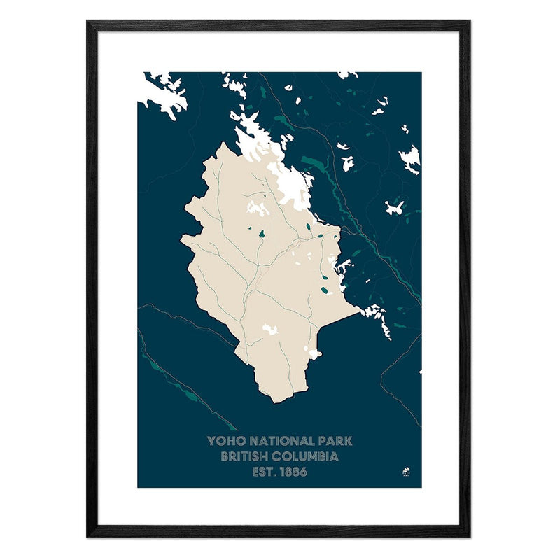 Yoho National Park Map - Muir Way - National Park