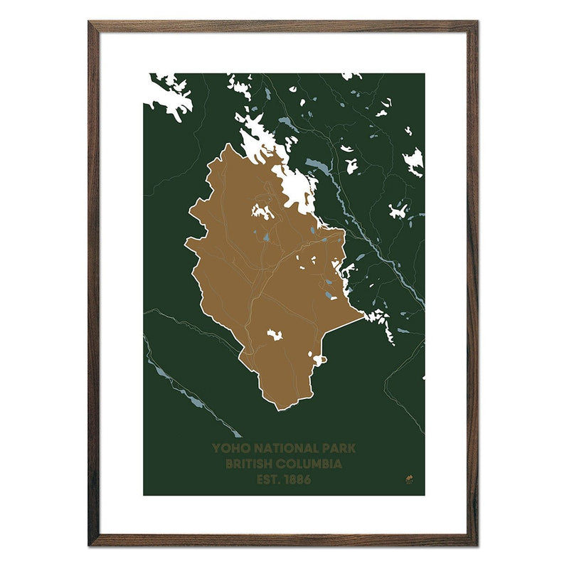 Yoho National Park Map - Muir Way - National Park
