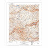 Yosemite National Park 1951 USGS Map