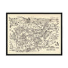 Yosemite Valley Whimsical 1946 Map