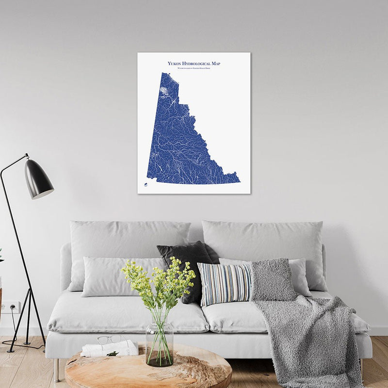 Yukon Hydrological Map - Muir Way - Hydrology