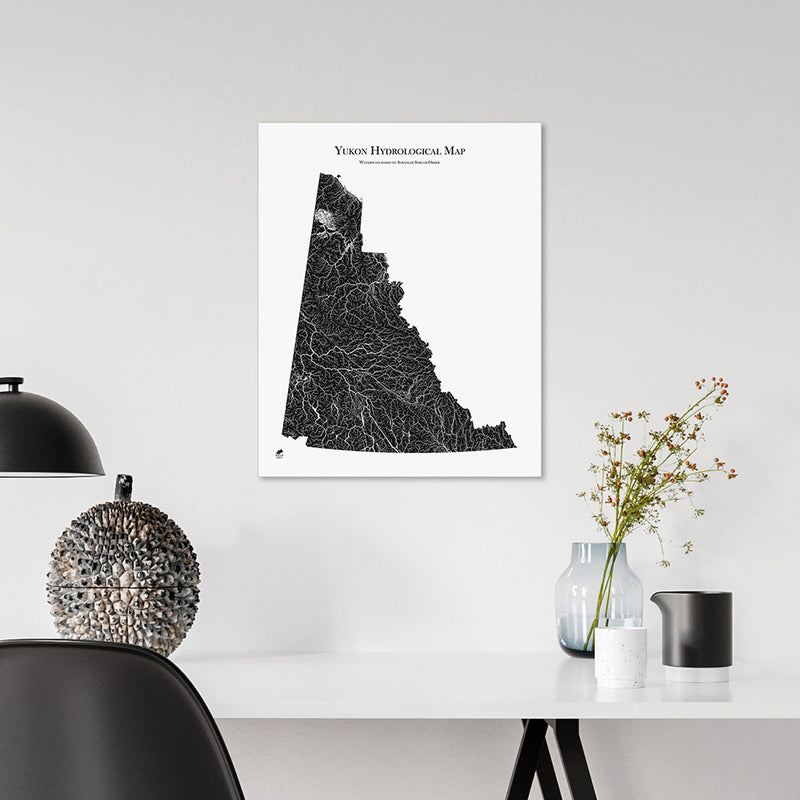 Yukon Hydrological Map - Muir Way - Hydrology