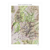 Relief Map of Zion National Park