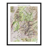 Relief Map of Zion National Park